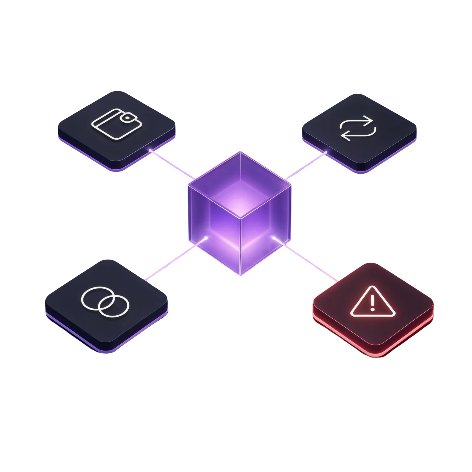 Tracciamento live dei flussi blockchain: nodi wallet, exchange e mixer collegati a un punto di incasso segnalato